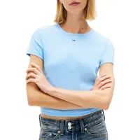 Tommy Hilfiger T-shirt Essential Slim Rib-Knit Femmes