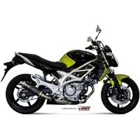 MIVV Gp Suzuki Gladius 09-15 S.035.l2s Homologated Slip On Muffler Argenté Homologated