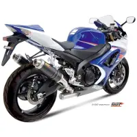 MIVV Gp Suzuki Gsx-r 1000 07-08 S.028.l2s Homologated Slip On Muffler Argenté Homologated