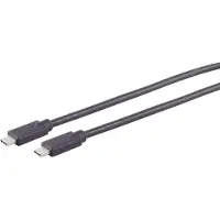 S-Impuls S/CONN maximum connectivity Câble USB Type-C Câble de connexion, 2.0, 100W, noir, 4,0m (13-28405)