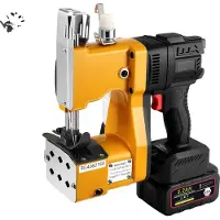 OEM Machine à sceller les sachets, moteur brushless, contrôle de deux vitesses, jaune