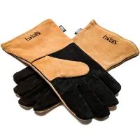 Höfats 1 paire de gants barbecue TOOLS cuir velours avec Polyamide gants anti-feu résistant à la chaleur
