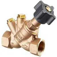 Oventrop robinet d'arrêt Hydrocontrol ATR PN 25, filetage de manchon des deux côtés DN 25, 1" FI