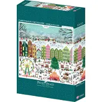 Pieces & Peace Pièces de Puzzle & Paix – Noël sur la Place – 1000 pièces