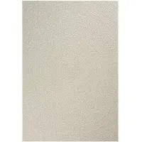Un Amour De Tapis LYN13 REZY Tapis d'intérieur/d'extérieur, aspect jute, motif circulaire ton sur ton