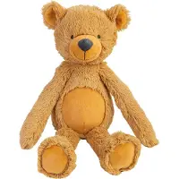 Happy horse Ours en peluche Bradley 40cm - Jaune ocre - Doux animal en peluche
