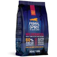 PRIMAL SPIRIT 60% Wilderness 1 kg Croquettes multiprotéinées pour chien