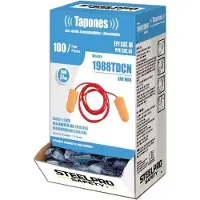 Steelpro 37db Ear Protection Plugs 100 Units Rouge