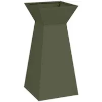 vidaXL Jardinière à pilier Olive 35 x 35 x 73 cm