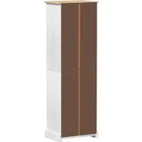 vidaXL Armoires blanches 55 x 38 x 170 cm en pin massif