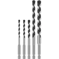 Bosch PRO HEX-5 Bohrer Set, 4/5/6/8/10 mm, 5-tlg. (10 millimètres, 4 millimètres, 5 millimètres, 6 millimètres, 8 millimètres)
