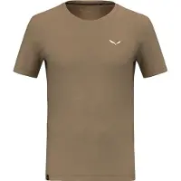Salewa Eagle Minilogo Merino Short Sleeve T-shirt Marron L Homme