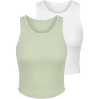 STUDIO SELECT Haut 'Marlene' vert clair / blanc