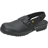 ABEBA Chaussures de sécurité ESD Classic SB Clog noir HACCP CE ESD SRC