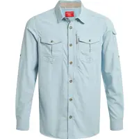 Craghoppers Nosilife Adventure Iii Long Sleeve Shirt Bleu L Homme