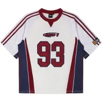 AND1 T-Shirt 'Respect The Game' bleu marine / bourgogne / noir / blanc