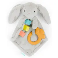 Ingenuity Doudou Sylvi avec anneau de dentition - Jouet en peluche pour bébé