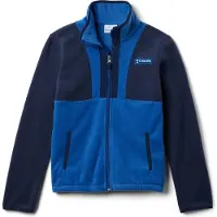 Columbia Back Bowl Ii Fleece Avec Fermeture Éclair Continue Bleu 18 Years Bleu 18 Years