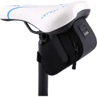 Gistuch Sacoche de selle de vélo, sacoche de rangement sous la selle, noir, accessoires de vélo d'extérieur