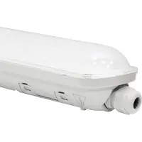 LED line Lampe Led pour locaux humides IP65 étanche 148cm 7150lm 55W 4000k blanc neutre Lampe à vasque pour l'extérieur et l'intérieur, garage, cave, atelier, etc.