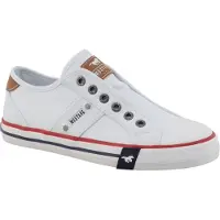 Mustang Slip on caramel / rouge / blanc