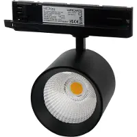LED line LUMICANTO Eclairage sur rail 6-20W Réglable | IP20 Degré de protection | CCT Couleurs réglables 3000-6000K | 3 phases, Noir