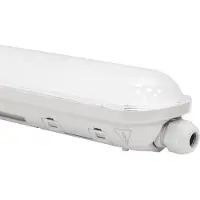 LED line Lampe Led pour locaux humides IP65 étanche 59cm 2730lm 21W 4000k blanc neutre Lampe à vasque pour l'extérieur et l'intérieur, garage, cave, atelier, etc.
