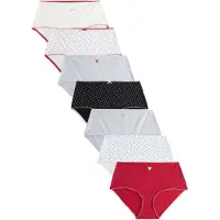 Next Slip gris chiné / rouge / noir / blanc