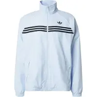 Adidas Veste mi-saison 'CHEST STRIPES TRACK' bleu clair / noir