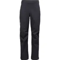 Black Diamond - Pantalon imper-respirant - M Fineline Stretch Full Zip Pants Black - Taille L - Noir