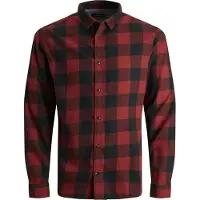 Jack & Jones Chemise 'JJEGingham' rouge sang / noir