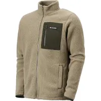 Columbia Jasper Ridge Pebbled Full Zip Fleece Vert S Homme