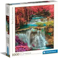 Clementoni puzzle 1000 pièces HQ Cascades colorées de Thaïlande 39821