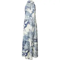 GUESS Robe de soirée bleu violet / blanc