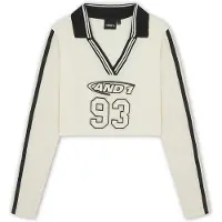 AND1 T-shirt '93 Airtex' écru / noir