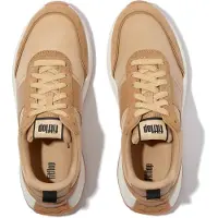 FitFlop F-Mode Flow : Baskets en mélange de nylon et de daim, taille 36