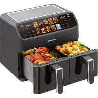 OEM Friteuse à air chaud, capacité 9L, design Dual Basket, friteuse à air chaud, EU