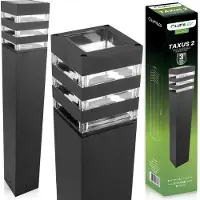 LUMILED Lampe d'allée extérieure Borne d'éclairage Lampadaire extérieur Lampadaire extérieur Éclairage extérieur Lampe de jardin Lampe d'allée 60cm IP44 Douille E27 max 13W