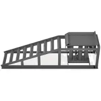 OEM Rampe pour remorque automobile, hauteur réglable, capacité de charge élevée, GRIS