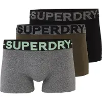 Superdry M3110475a Trunk Boxers 3 Units Multicolore S Homme