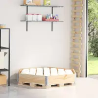Prolenta Maison Exclusive - Rehausse pour palette Hexagon 160x160 cm Bois massif Pin