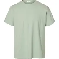 Selected T-Shirt 'SLHADAM' vert pastel