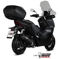 MIVV Mover Honda Adv 350 2022-24 Mv.ho.0004.lv Homologated Slip On Muffler Argenté Homologated