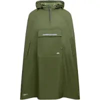 Trespass Poncho imperméable à capuche Qikpac unie TP422 (M) (vert mousse)