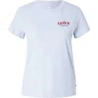 Levi's T-shirt 'The Perfect' bleu pastel / rouge