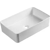 A&n&a aqualine Vasque en céramique à poser 54x33cm, blanc