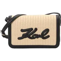 Karl Lagerfeld Sac à bandoulière nude / noir
