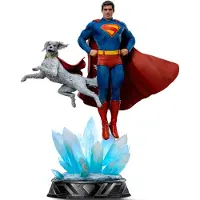 Iron Studios Superman Legacy – Superman & Krypto – Figurine à l'échelle 1:10