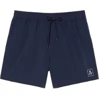 Marc O'Polo Maillot de bain 'Essentials' bleu marine / blanc