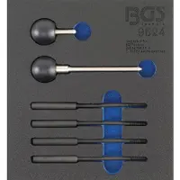 Bgs Garniture pour servante d'atelier 1/6 : Outil de fixation de vilebrequin pour Porsche Boxster / 911 M96 - 9624